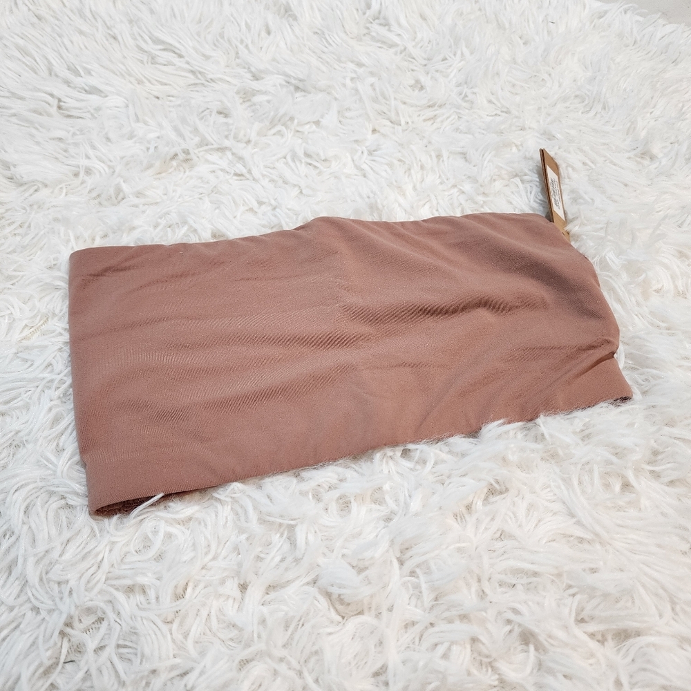 SKIMS FITS EVERYBODY BANDEAU/ NWT/ ROSE CLAY / XXS, XL